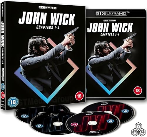 Amazon.com: John Wick Complete Blu-Ray Collection: Chapters 1,2,3